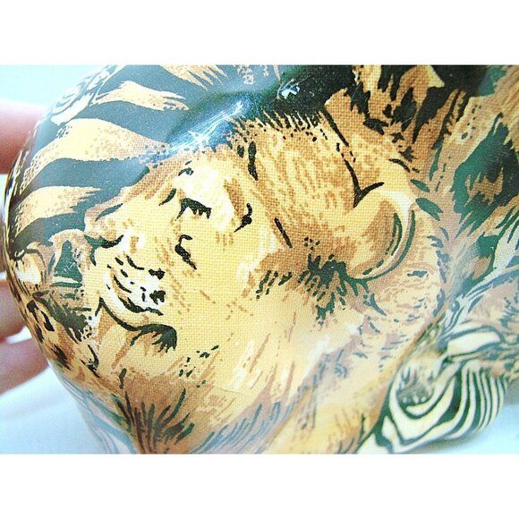 La Vie 1980's Ceramic Giraffe Mother & Baby Safari Patchwork Figurines 2 Pieces - Picture 12 of 12